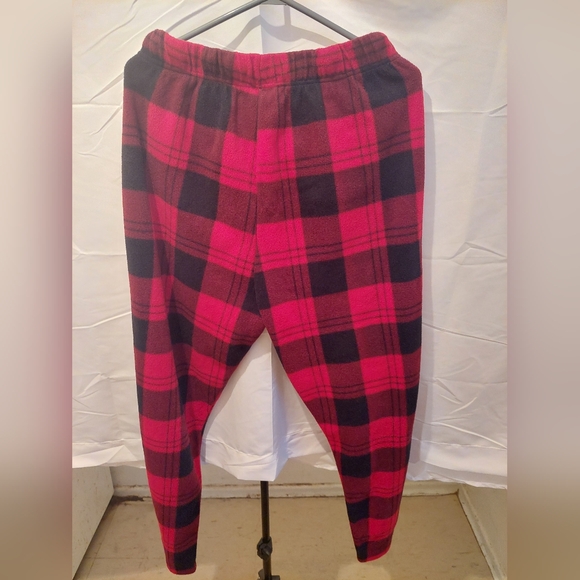 SOVA by TexFit Women's XL Style D-008 Red and Black Sleepwear Pajama Pants - Picture 2 of 8